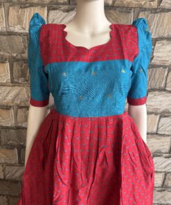 Red slub cotton mix CF 92